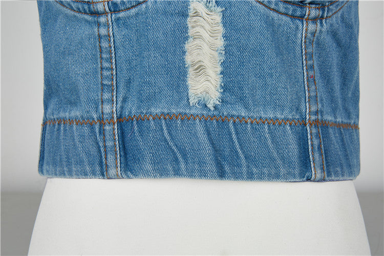 Jessie Vintage Denim Strap