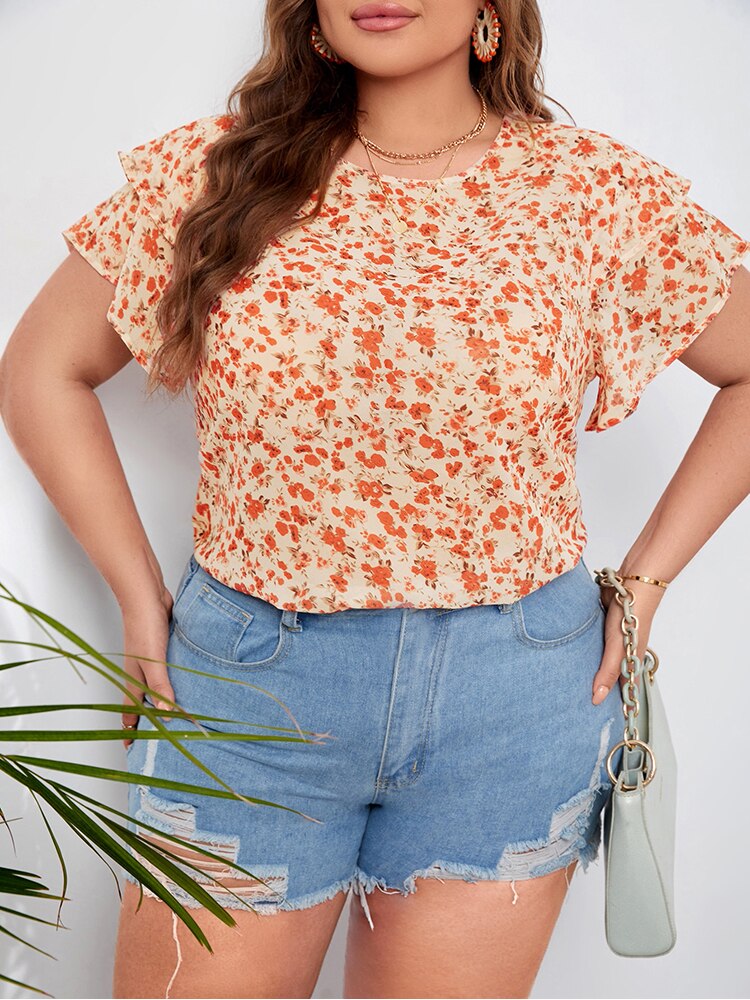 Zoe Floral Butterfly Blouse