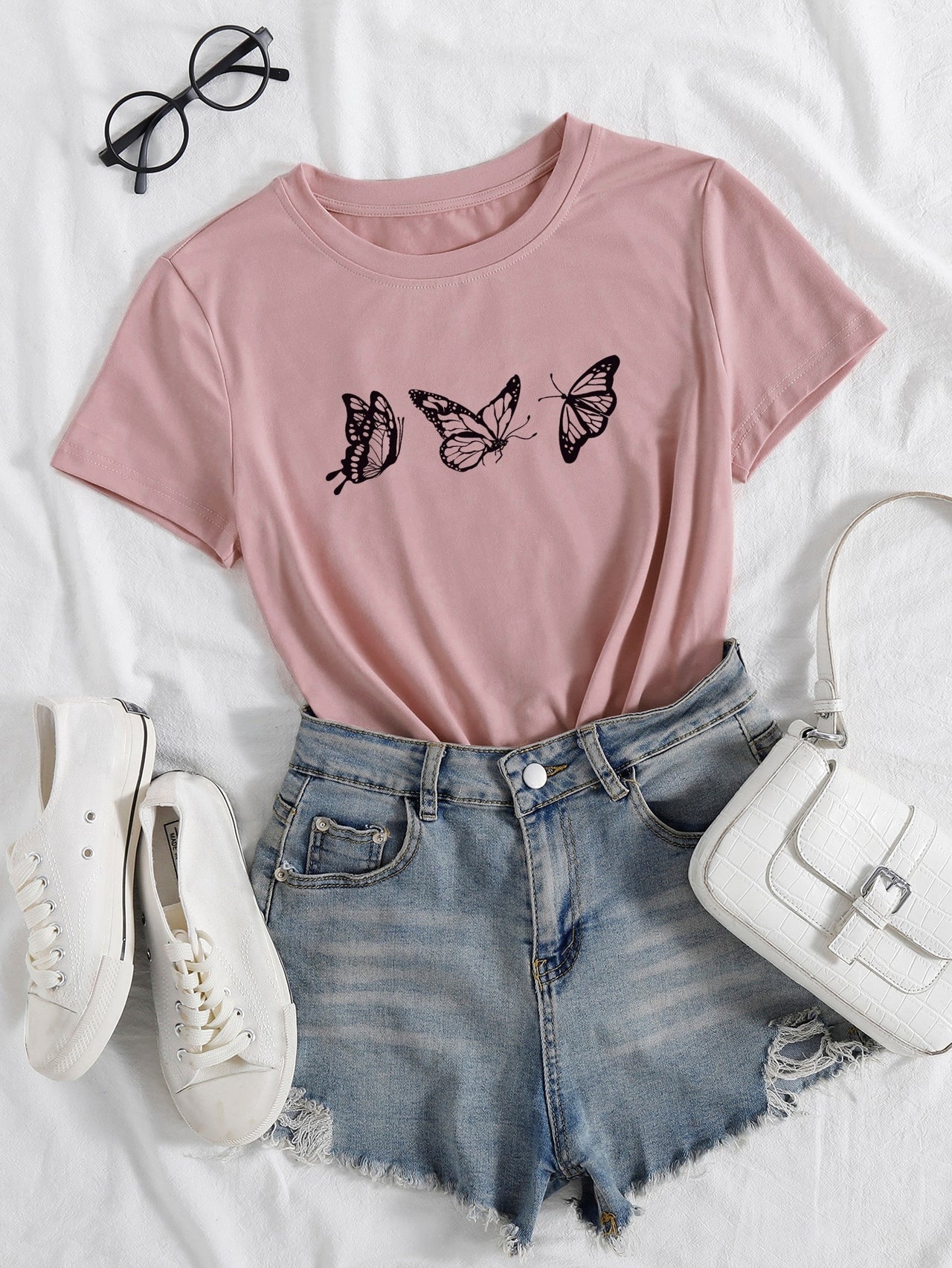 Reina Butterfly Cartoon Shirt