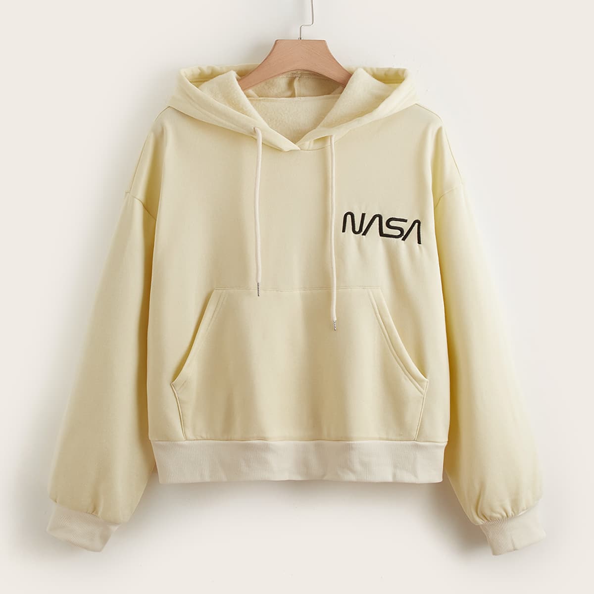 Chari Letter Embroidery Sweatshirt