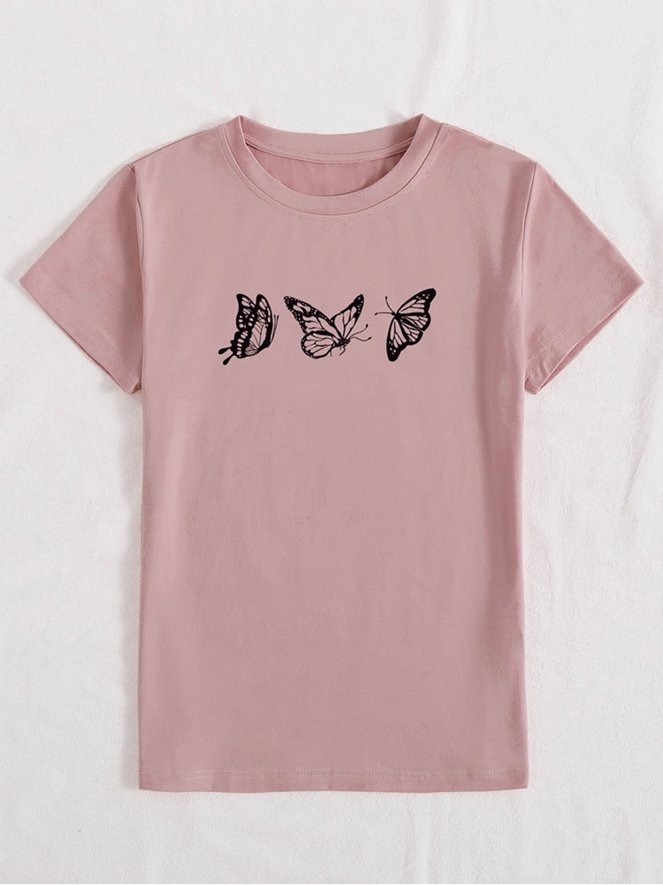 Reina Butterfly Cartoon Shirt